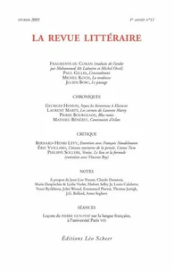 La Revue littéraire N° 11, février 2005