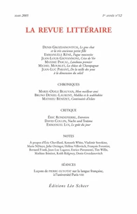 La Revue littéraire N° 12, mars 2005