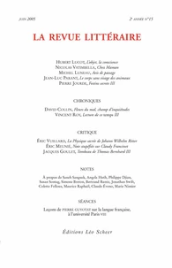 La Revue littéraire N° 15, juin 2005