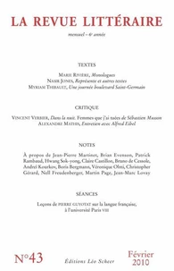 La Revue littéraire N° 43, février 2010