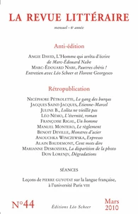La Revue littéraire N° 44, mars 2010