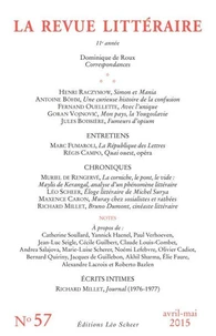 La Revue littéraire N° 57, avril-mai 2015