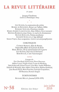 La Revue littéraire N° 58, juin-juillet 2015