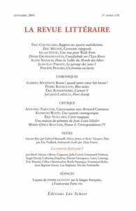 La Revue littéraire N° 6, septembre 2004