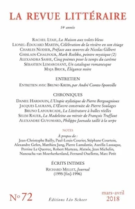 La Revue littéraire N° 72, mars-avril 2018