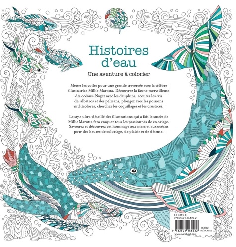 Histoires d'eau. Une aventure sous-marine & livre de coloriage