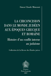 La circoncision dans le monde judéen aux époques grecque et romaine