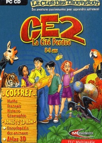 Mindscape - CE2 La cité Perdue 8-9 ans : Le club des trouvetout. Encyclopédie des Animaux + Atlas 3D - Coffret 2 CD-ROM.