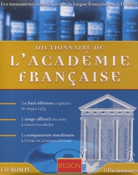  Redon - Dictionnaire de l'Académie française - CD-ROM.