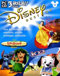 Disney Best Of 3 jeux d'action 4/8 ans : La Belle et la Bête. Lilo et Stitch, Ohana. Les 102 dalmatiens, les chiots disparus