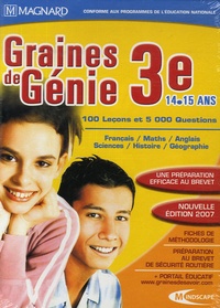  Mindscape - Graine de génie 3e - 100 leçons et 5000 questions, DVD-ROM.