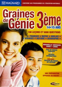  Magnard - Graines de Génie 3ème - CD-ROM.