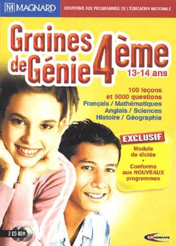  Mindscape - Graines de Génie 4e - 2 CD-ROM.