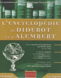 L'encyclopédie de Diderot et d'Alembert