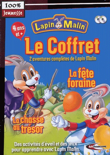  Mindscape - Lapin Malin  : Coffret : La fête foraine et La chasse au trésor - 2 CD-ROM.