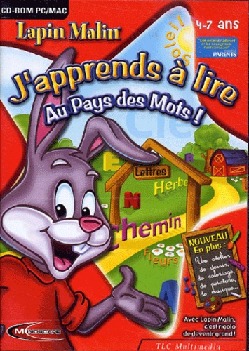  Mindscape - Lapin malin J'apprends à lire au pays des mots - CD-ROM.