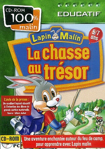 Collectif - Lapin malin, La chasse au trésor 5/7 ans. - CD-ROM.