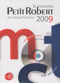  Le Robert - Le nouveau Petit Robert de la langue française 2009 - CD-ROM.