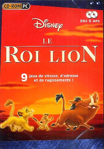  Disney - Le Roi Lion 9 jeux de vitesse d'adresse et de rugissement ! - 2 CD-ROM.