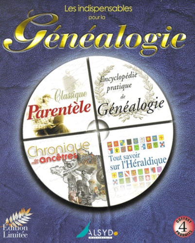 Les indispensables pour la généalogie. 4 CD-ROM de Collectif - Livre ...