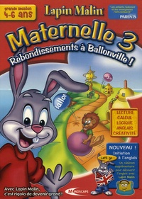  Mindscape - Maternelle 3 Rebondissements à Ballonville ! - CD-ROM 4-6 ans.