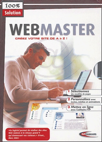  Mindscape - Webmaster créez votre site de A à Z ! - CD-ROM.
