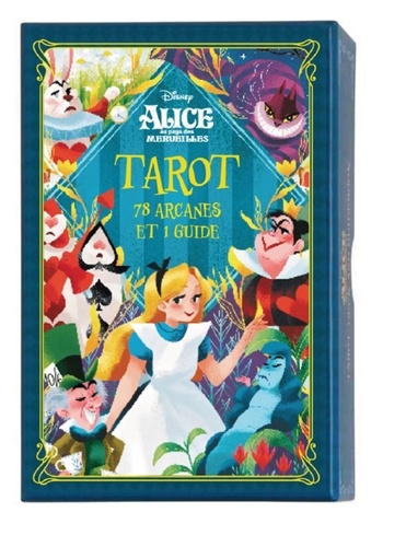 Alice au pays des merveilles. Tarot 78 arcanes et 1 guide explicatif
