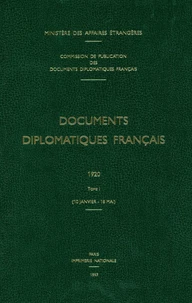 Documents diplomatiques français 1920