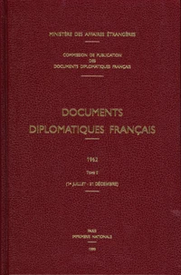 Documents diplomatiques français 1962