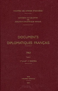 Documents diplomatiques français 1963