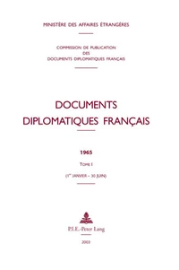 Documents diplomatiques français 1965