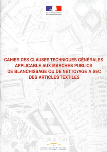 Cahier Des Clauses Techniques Generales... de Ministère de l'Economie ...