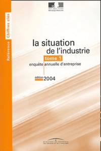  Ministère de l'Economie - La situation de l'industrie 3 volumes - Résultats détaillés de l'enquête annuelle d'entreprise 2002.