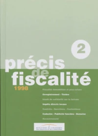 Precis De Fiscalite 1998 2 Volumes