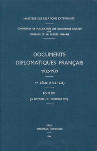Documents diplomatiques français