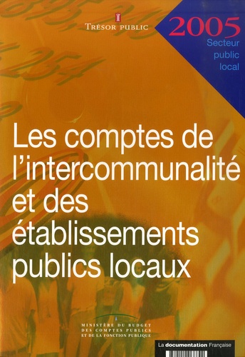  Ministère du Budget - Les comptes de l'intercommunalité et des établissements publics locaux.