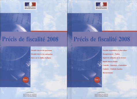  Ministère du Budget - Précis de fiscalité - 2 volumes.