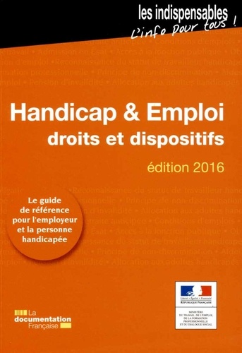 Ministère du Travail - Handicap & Emploi - Droits et dispositifs.