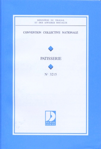  Ministère du Travail - Patisserie. 7eme Edition.