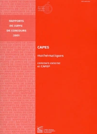Capes Externe & Cafep De Mathematiques 2001