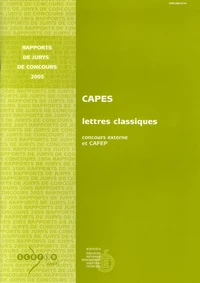 CAPES Lettres classiques