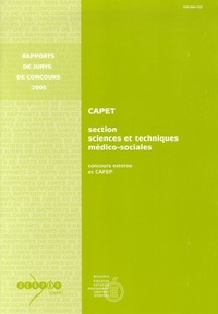  Ministère Education Nationale et Michel Gravilovic - CAPET Sciences et Techniques médico-sociales - Concours externe et CAFEP.