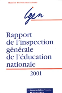 Rapport De L'Inspection Generale De L'Education Nationale 2001
