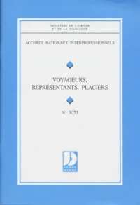 Accords nationaux interprofessionnels, Voyageurs, représentants, placiers