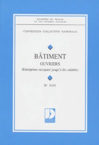 Convention collective N° 3193 : Bâtiment
