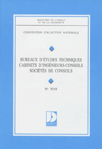 Convention collective nationale, Bureaux... de Ministère Emploi et  Solidarité - Livre - Decitre