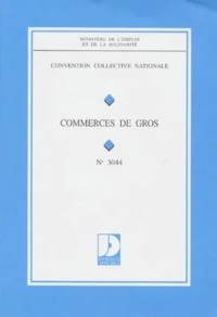 Convention collective nationale, Commerces de gros