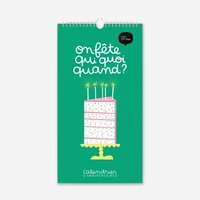 Calendrier anniversaires Lolo