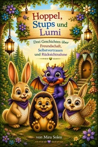 Hoppel, Stups und Lumi - Kinderbilderbuch über Freundschaft, Selbstvertrauen und Rücksichtnahme
