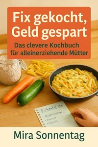 "Fix gekocht, Geld gespart: Das clevere Kochbuch für alleinerziehende Mütter"  Schnelle, günstige und kindgerechte Rezepte für stressfreie Mahlzeiten im Alltag.